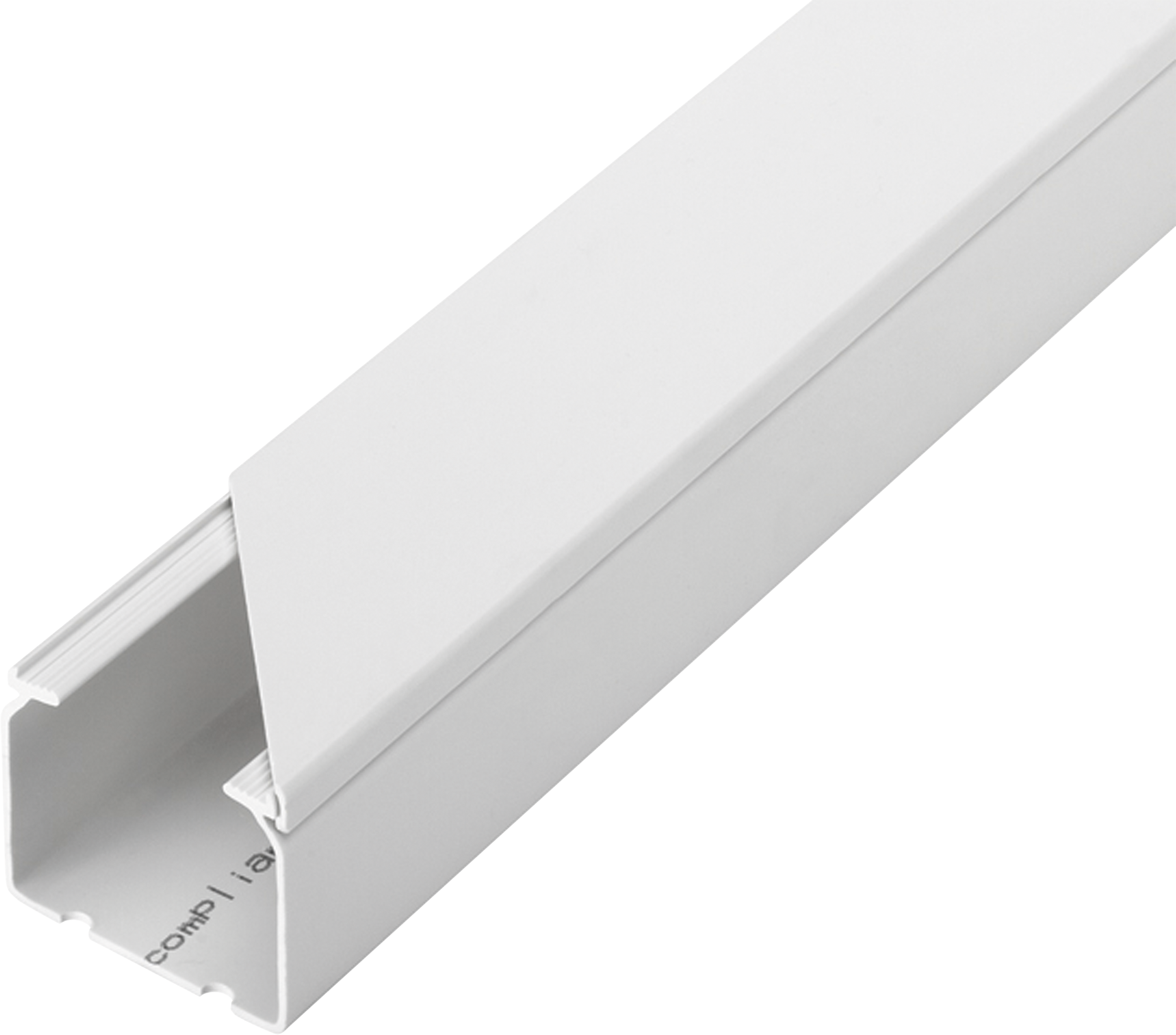 Install.Trunk. CK 60/40 mm light grey RAL 7035 PU : 28 m