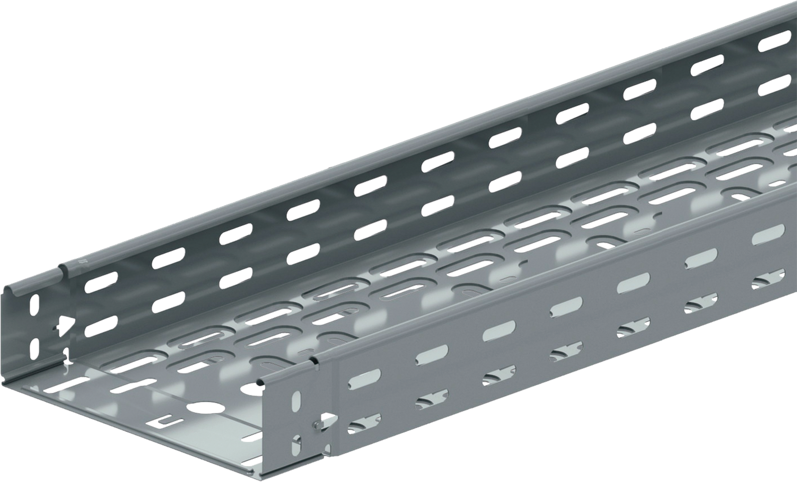Cable tray with bores KBL 100x60x0.75 mm sheet-steel,sendiz.galva.