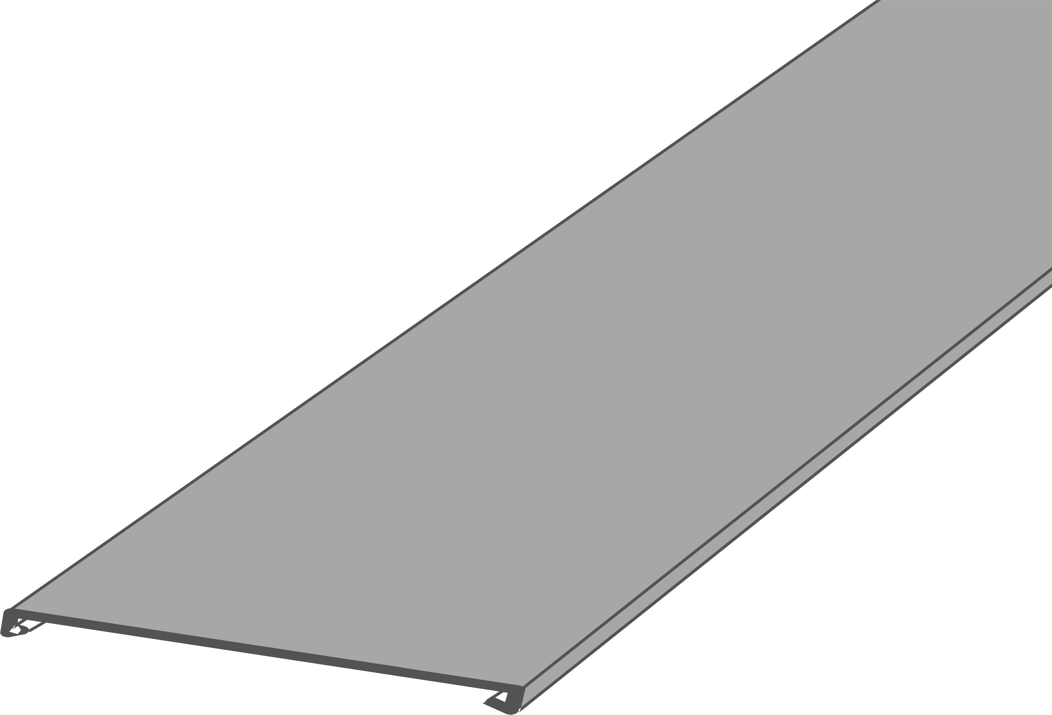 TERMINAL Cover DIN halogenfree 75mm grey RAL 7035/ PU: 10m