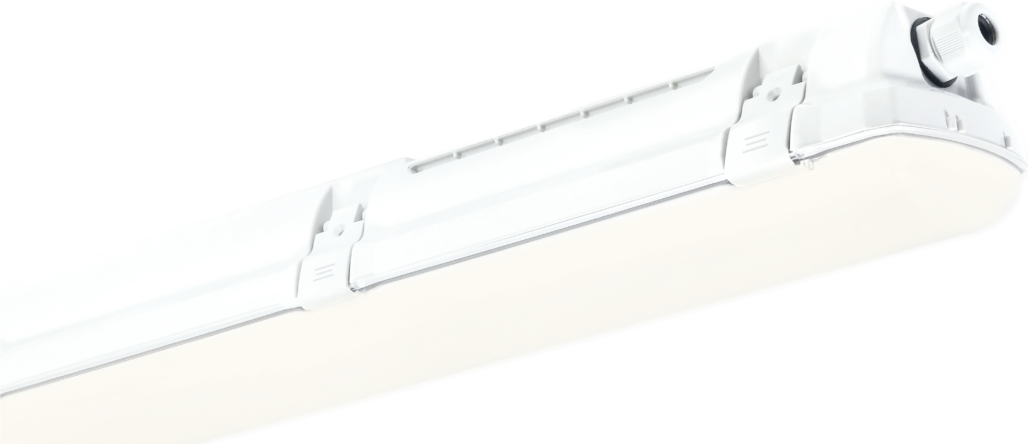 LED-FR-Wannenl. 30150.47.4 IP66 27-47,5W, 4440-7460lm, 4000K PC opal, 1450x98x91 mm, CRI>80