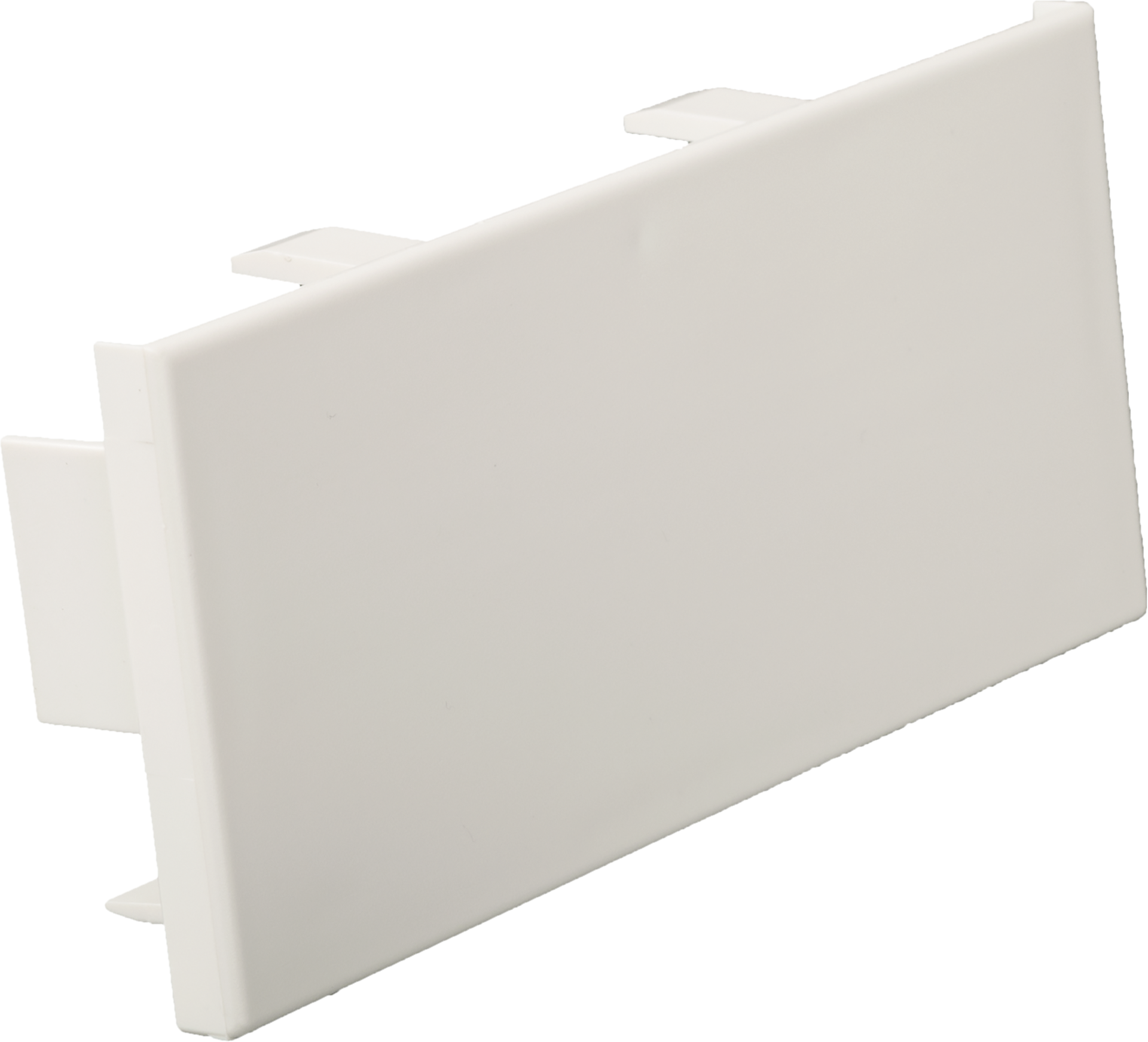 CK 40 Endstück 60x40mm Reinweiß RAL 9010 ABS