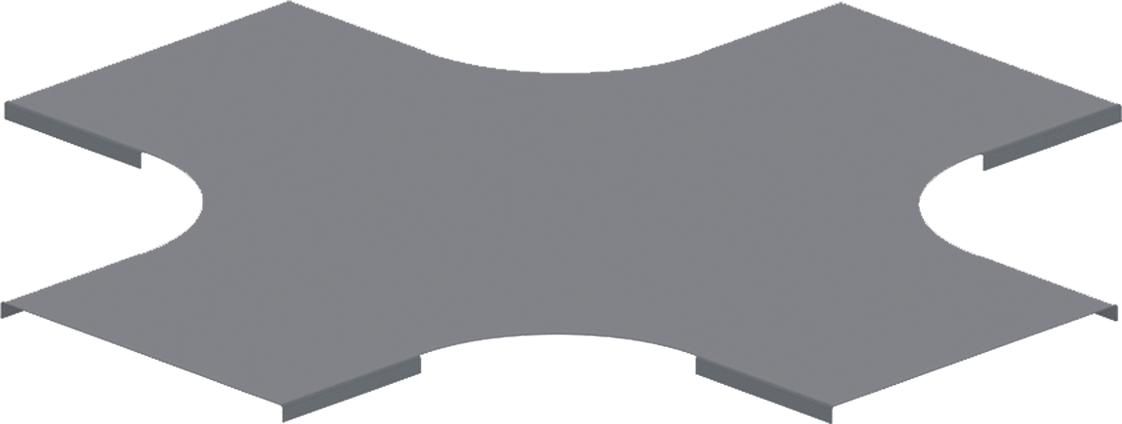 KBL-DKS Deckel Kreuzstück 500 mm Stahlblech, Zinkmagnesium