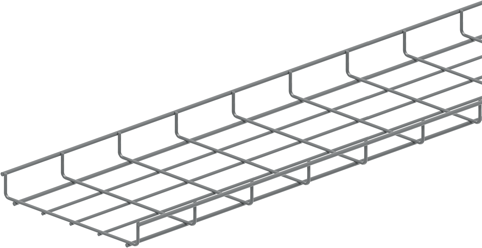 Gitterbahn GBL 3000x100x35 mm Drahtstärke 3,5/4,5 mm Sendzimirverzinkt