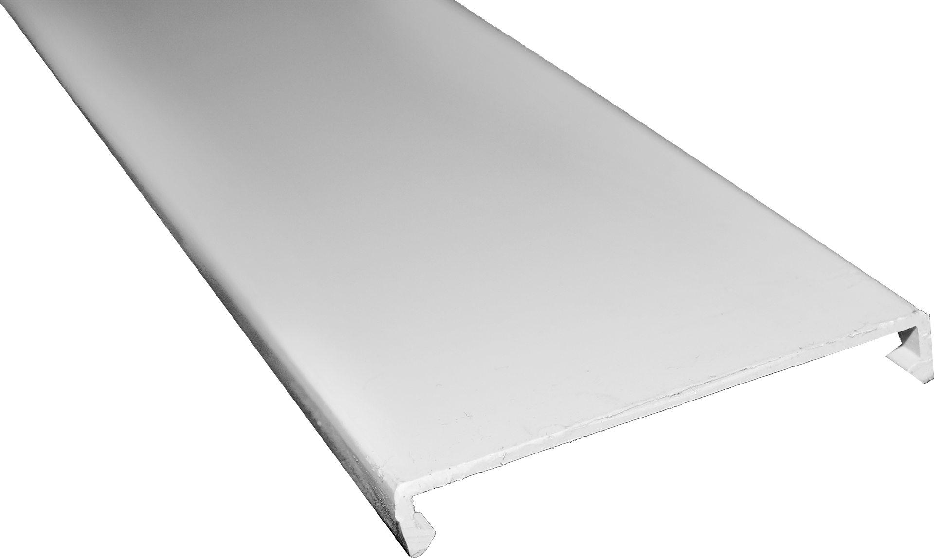 CK Deckel, 190 mm Lichtgrau RAL 7035 Hart-PVC