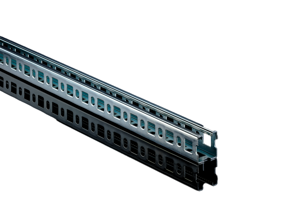 KBL-PS Multifix Profilschiene 3000x50x50 mm, verzahnt Stahl, Galvanisiert