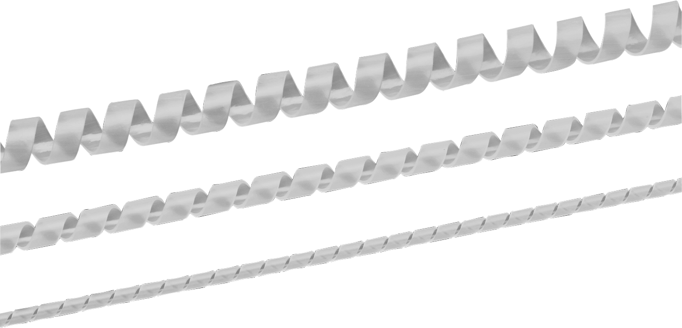 Spiral tube Ø 3 mm Sheaf Ø 4-20 mm polyethylen natural, PU: 25 m