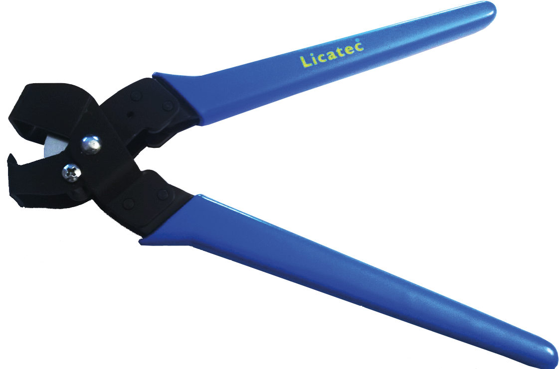 Cutting Plier for Wiring ducts grip blue/black PU: 1 pcs.