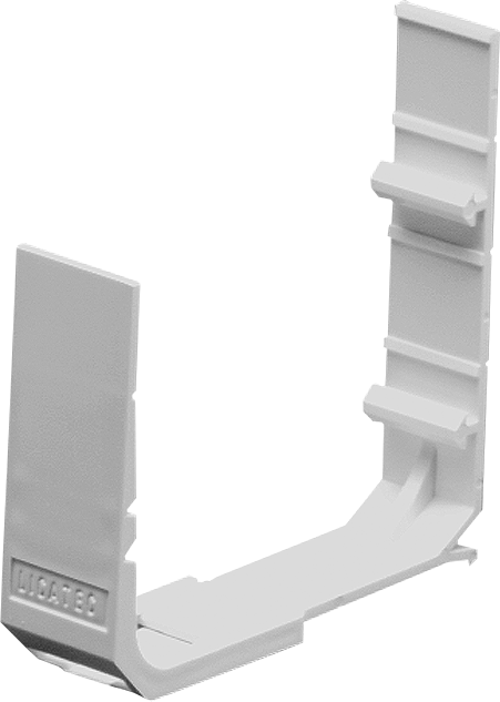 Universal Wire and Divider holder DIN  black / PU: 50 pcs.