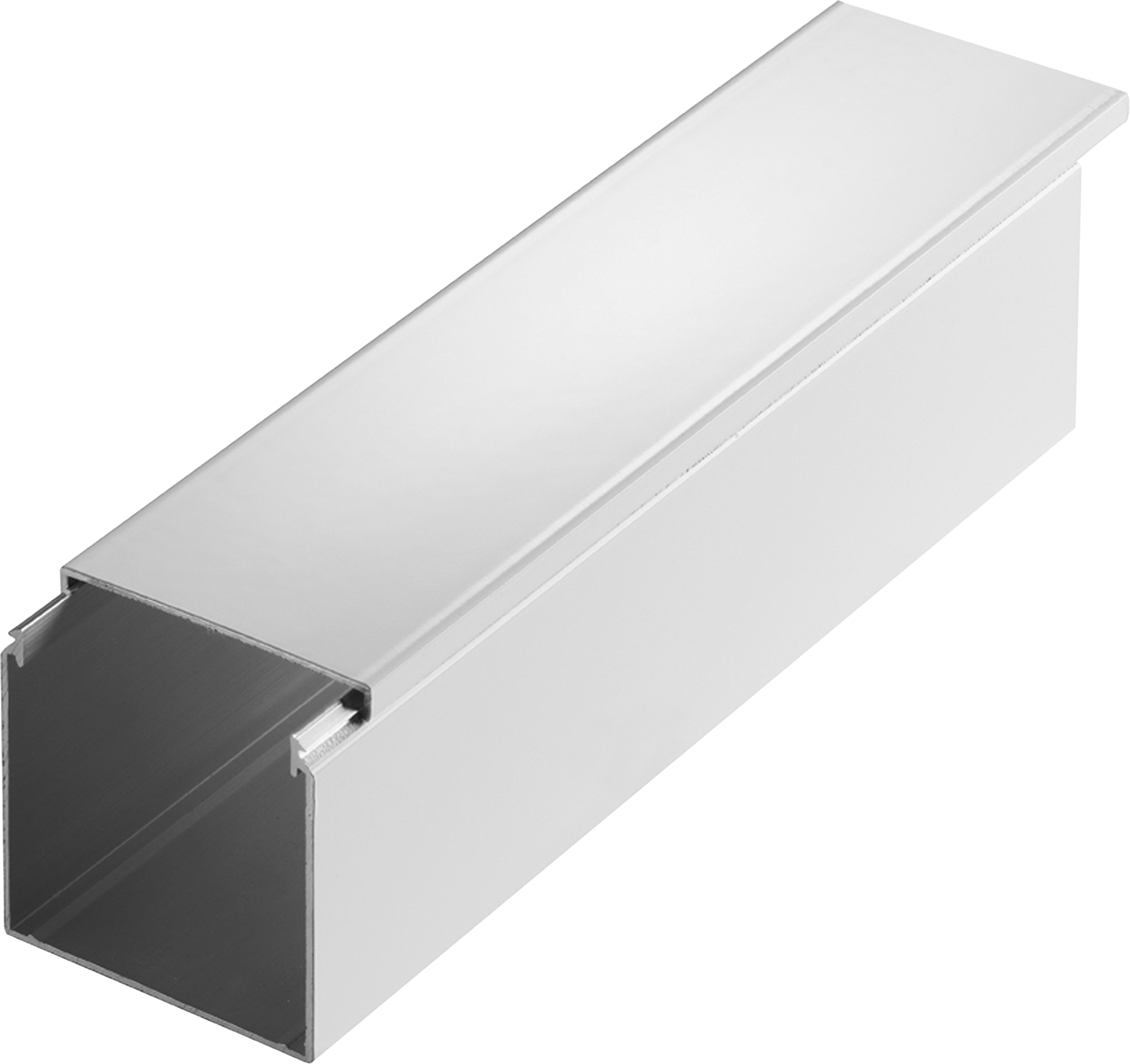 Installationskanal CKA 40x40mm Reinweiß RAL 9010,VE: 32m Aluminium