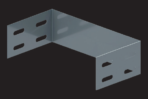 KBL-ES End Pieces Fastening with 4 screws M 6 x 10