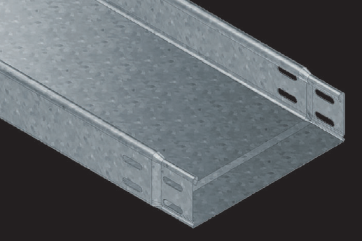 KBL 60 without bores Cable Trays with Integrated Connectors