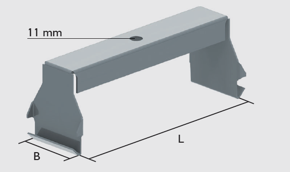 KBL-OBG Suspension Brackets for Clicking In