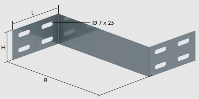 KBL-RV Reduction Connectors Fastening with 4 screws M 6 x 10