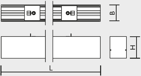 LED Modulares Aluminium-