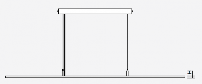 TRENDLIGHT Design-Pendelleuchte mit indirektem Lichtanteil