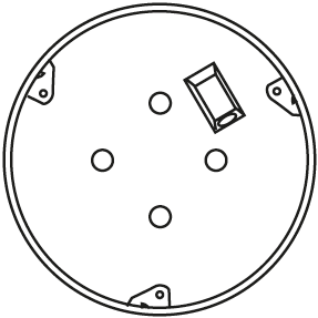 LED Feuchtraum-Wannenleuchte Serie 24, quadratisch oder rund